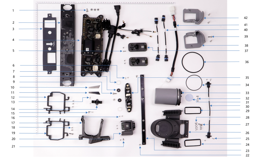 DJI Agras T-40 Front Frame Parts Package