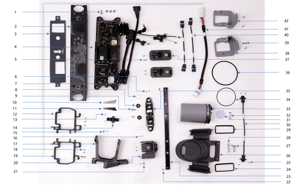 DJI Agras T-40 Front Frame Parts Package