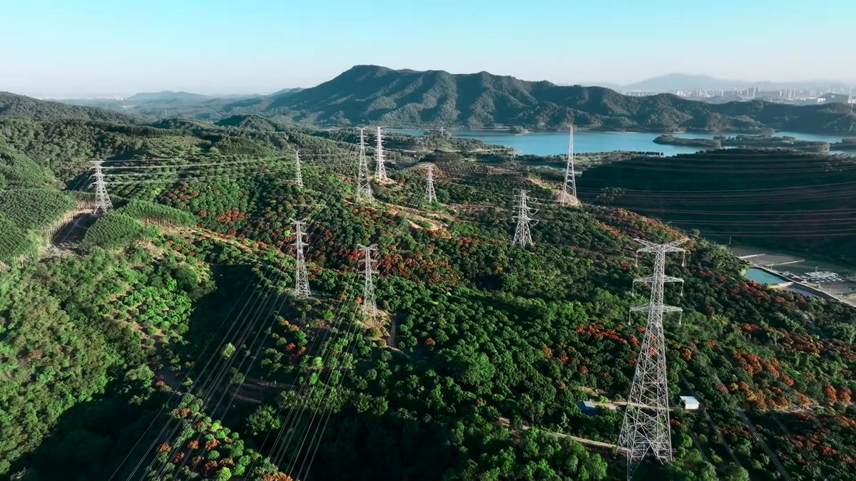 Unmanned systems montage: aerial power line inspection, underwater ROV, humanoid robots