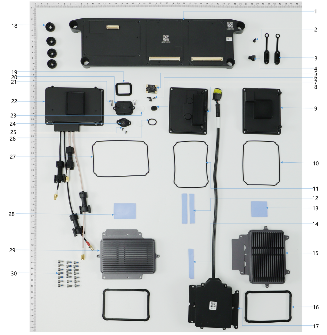 Paquete de piezas de la placa de distribución DJI Agras T-30