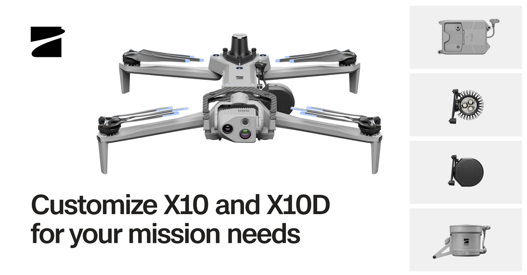 Skydio attachments for X10 and X10D