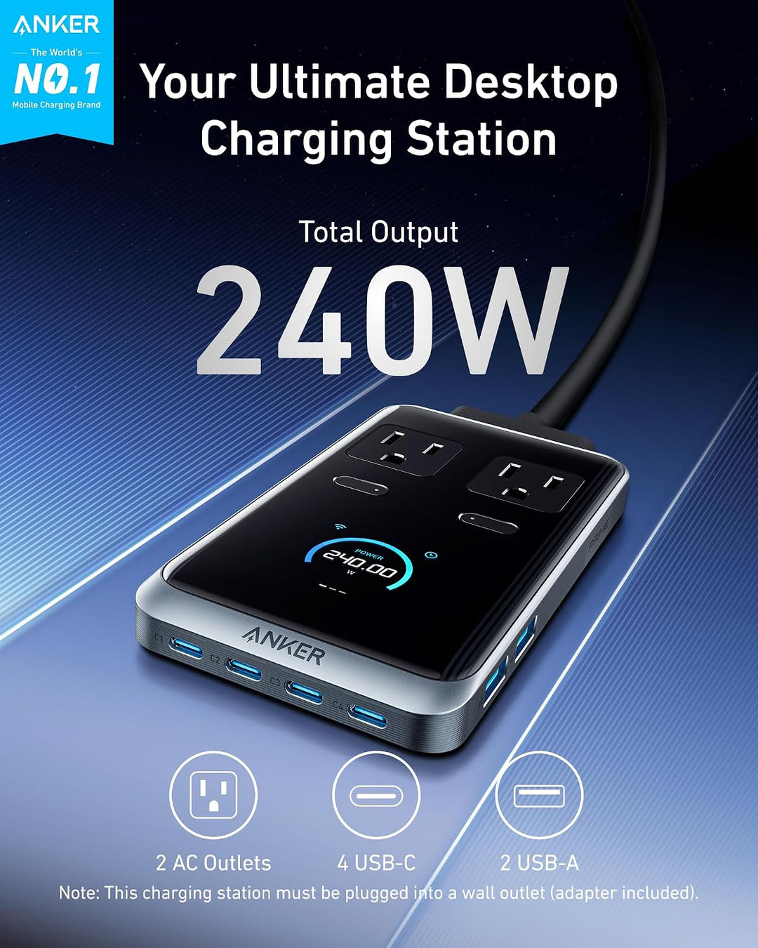 Anker Prime 240W 8-in-1 Charging Station