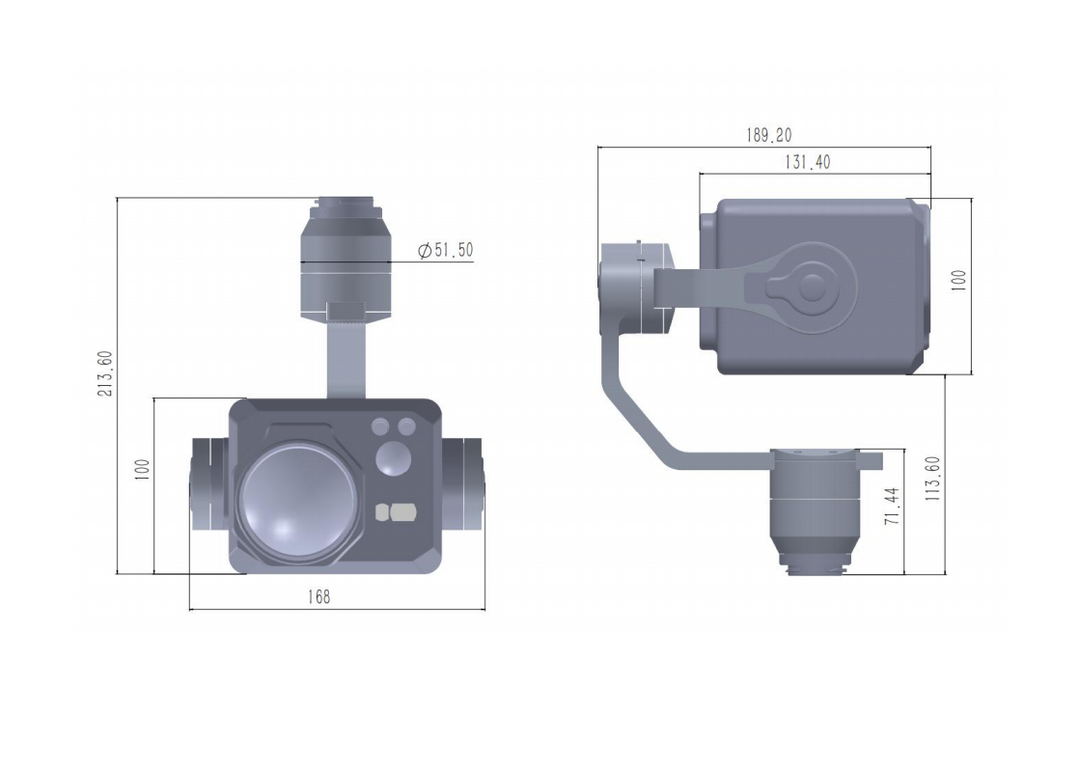 GasVision-TD1 dimensions drawing