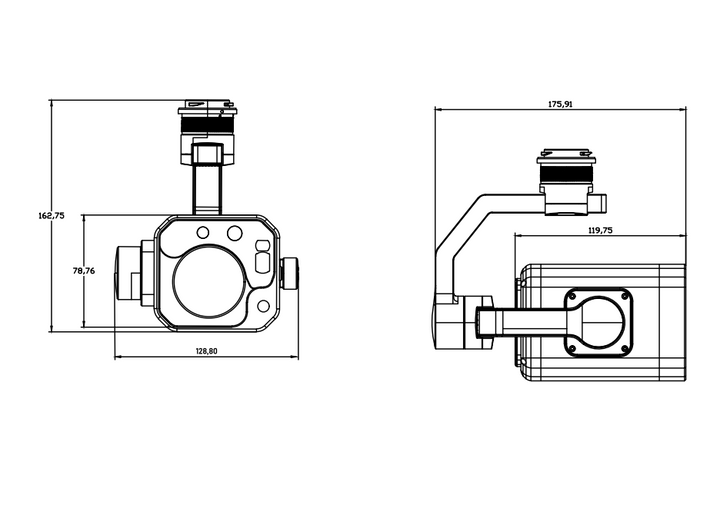 BL-CH4 400 dimensions drawing