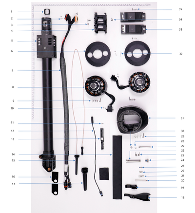 DJI Agras T-40 M1 Arm Parts Package