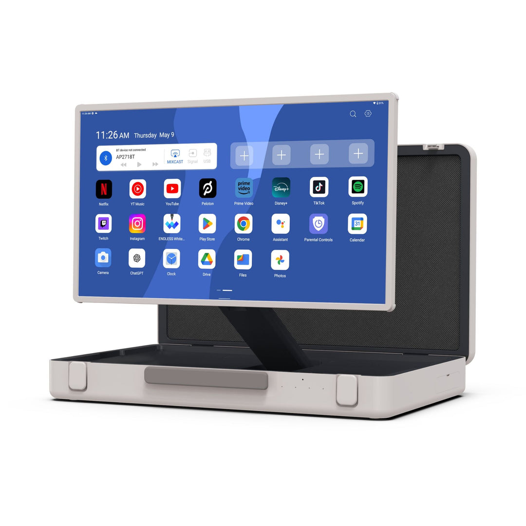 DSLRPros 27 inch Mobile Display Suitcase side view