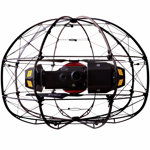 Flybotix ASIO X Confined Space Inspection Drone | 40K Lumens, Gas Detection, LiDAR (Black)