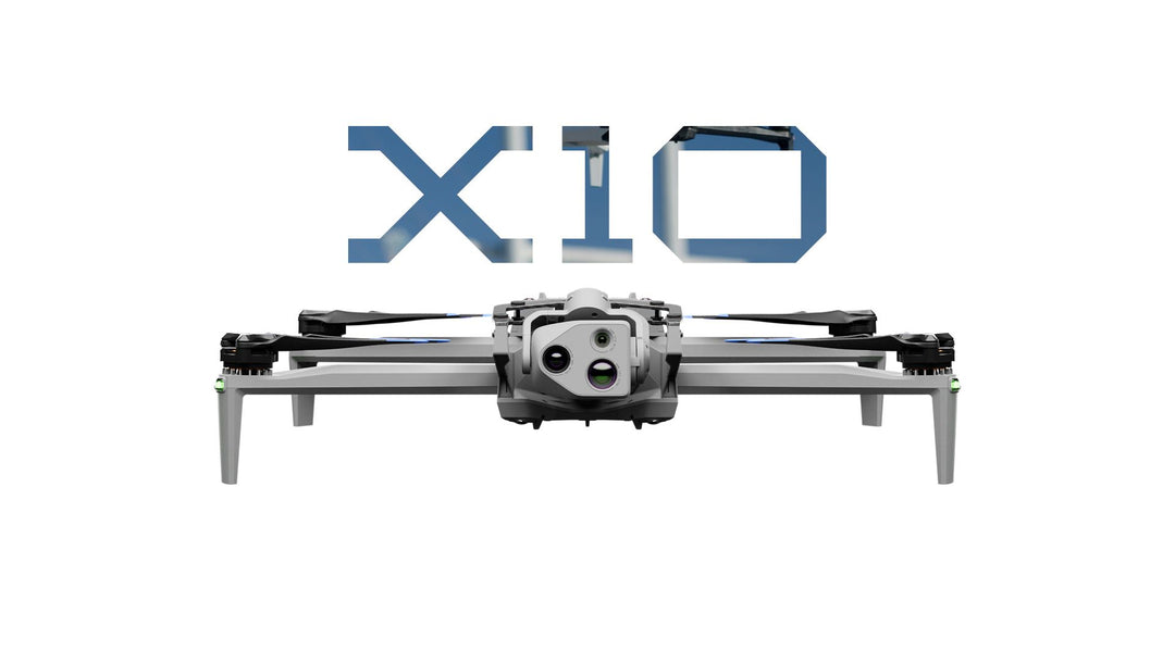 Skydio X10 in flight