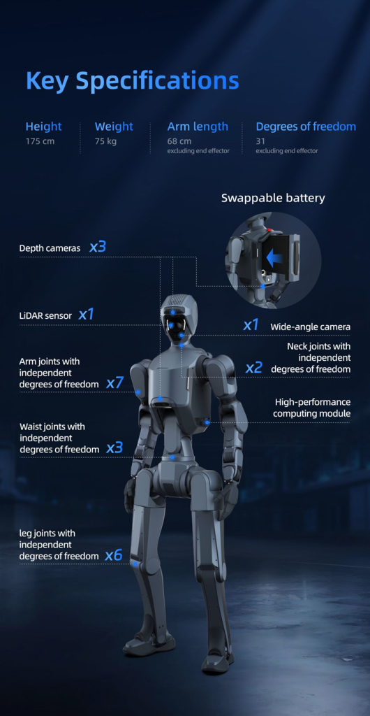 Deep Robotics DR-02 All-Weather Humanoid Robot