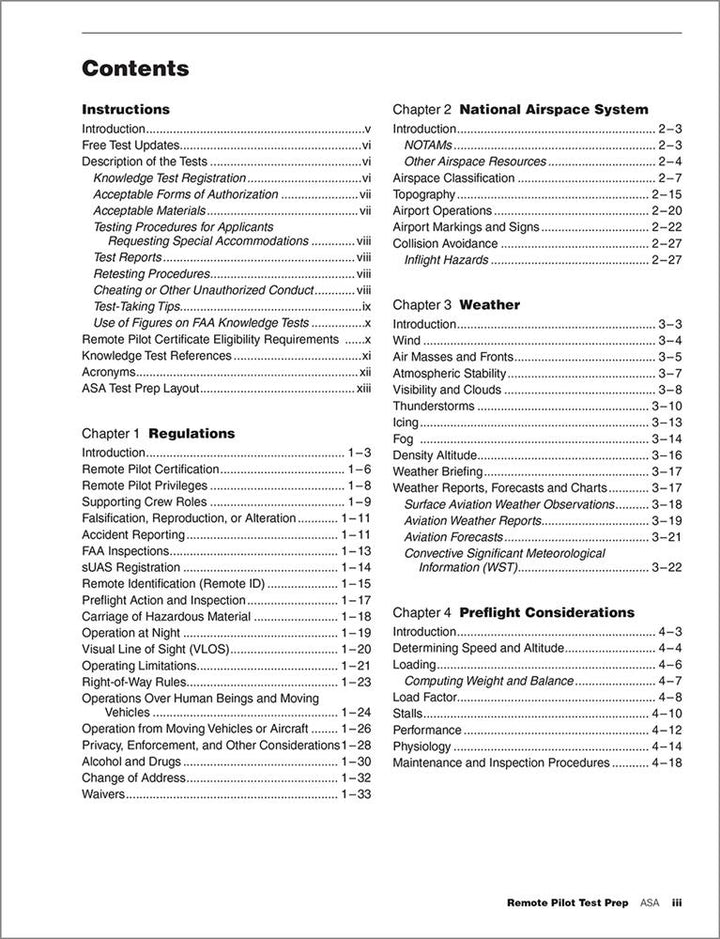 ASA 2027–2028 Remote Pilot Test Prep with Prepware Online