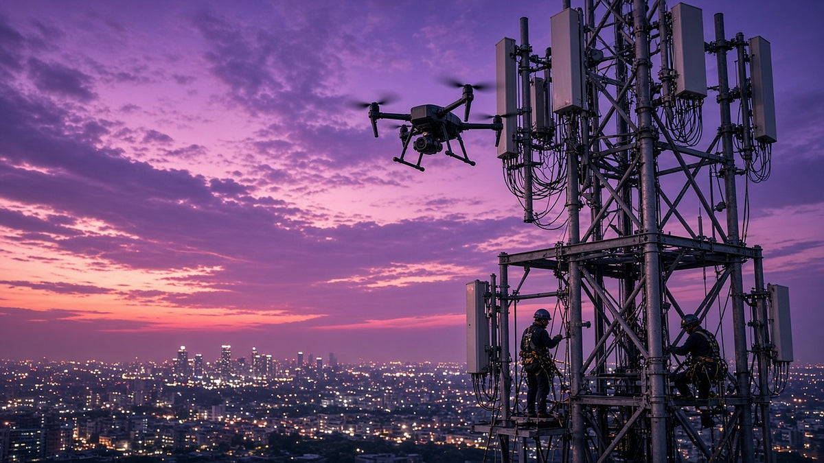 Drones de inspección de torres