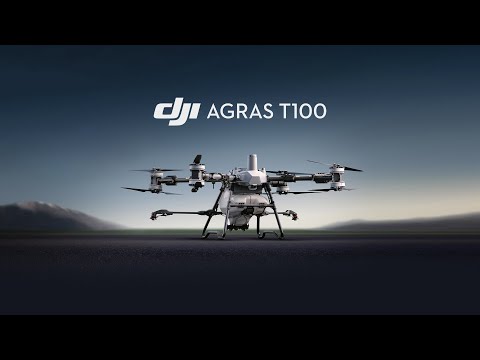 Introducing DJI Agras T100, a fully loaded flagship drone! (official DJI video)