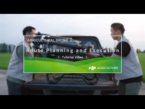 DJI Agras T40: Route Planning and Execution (official DJI video)