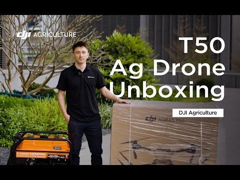 DJI Agras T50 Unboxing (official DJI video)