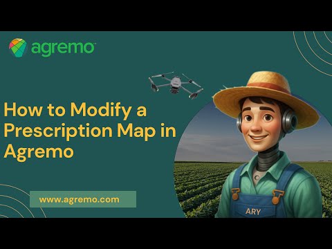 How to modify a prescription map in Agremo