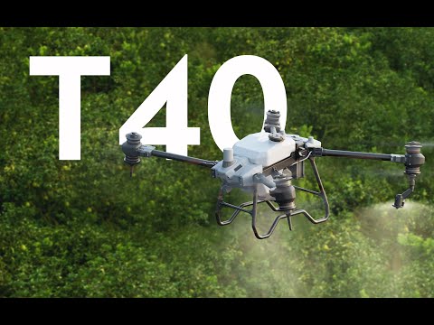 DJI Agras T40 (official DJI video)