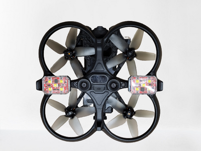 Kit de luces tácticas DJI Avata versión 1/versión 2 para operaciones en interiores y exteriores (kit de 4 luces con bloqueo de batería)