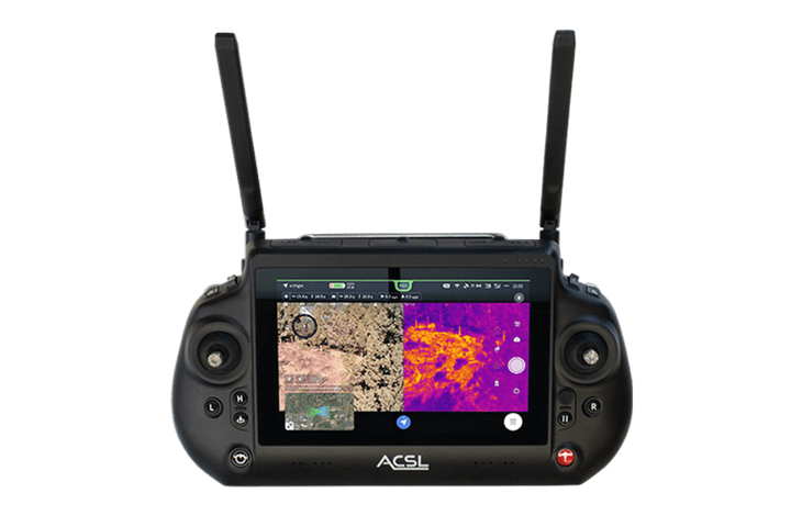 ACSL TAITEN smart controller showing a live thermal view