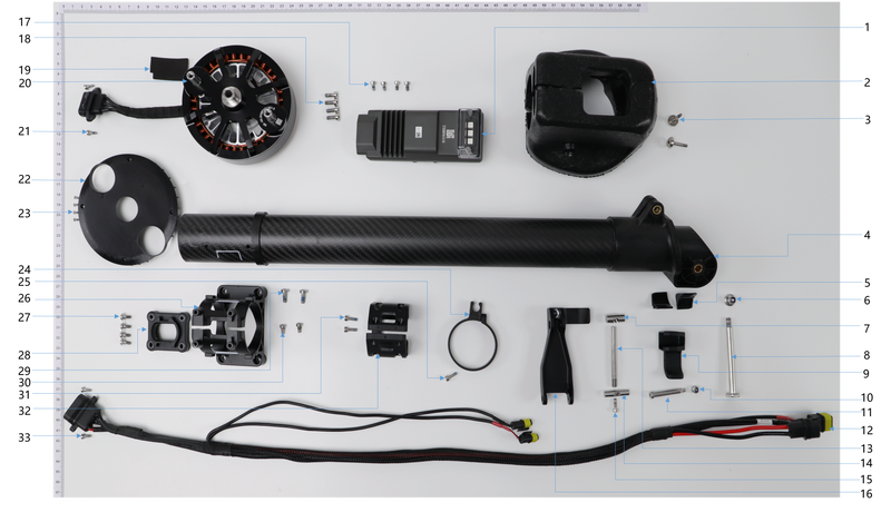 DJI Agras T-30 M1/M4 Arm Replacement Parts Package