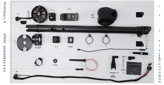 DJI Agras T-30 M2 Arm Parts Package