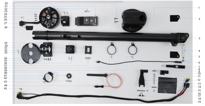 DJI Agras T-30 M6 Arm Parts Package