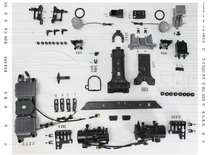 DJI Agras T-30 Front Frame Parts Package