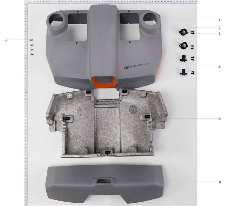 Paquete de piezas de carcasa del DJI Agras T-10