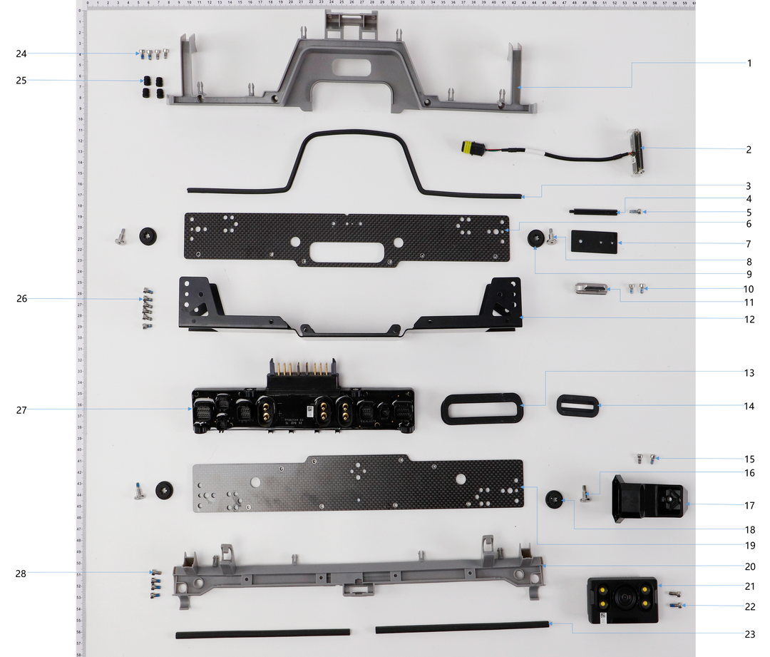 DJI Agras T-10 Rear Frame Parts Package