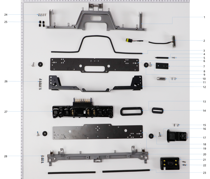 DJI Agras T-10 Rear Frame Parts Package