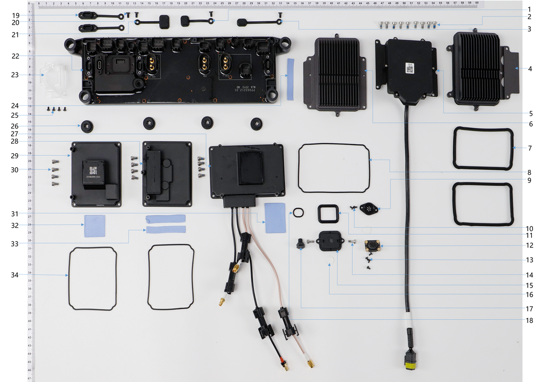 Paquete de piezas de la placa de distribución DJI Agras T-10
