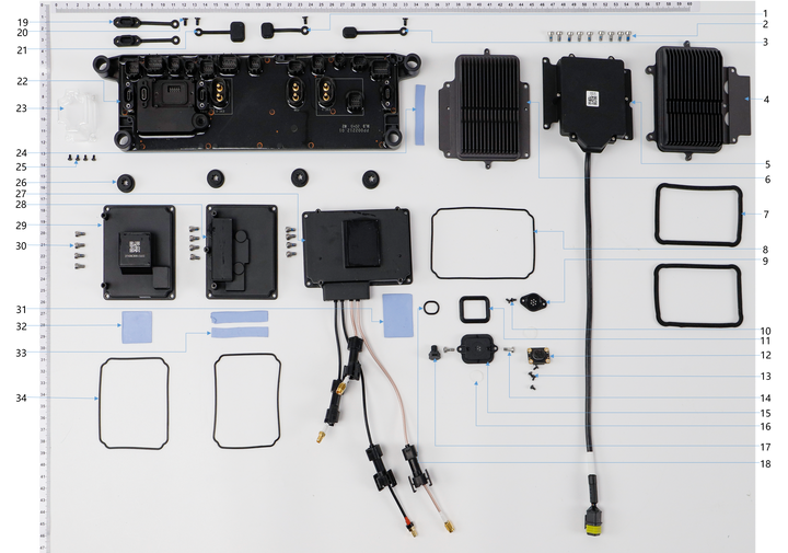 Paquete de piezas de la placa de distribución DJI Agras T-10