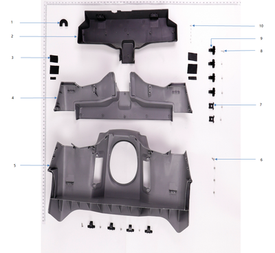DJI Agras T-40 Front Shell Parts Package